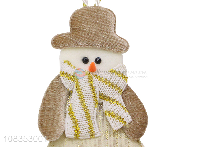Factory Price Cute Snowman Christmas Hanging Ornament