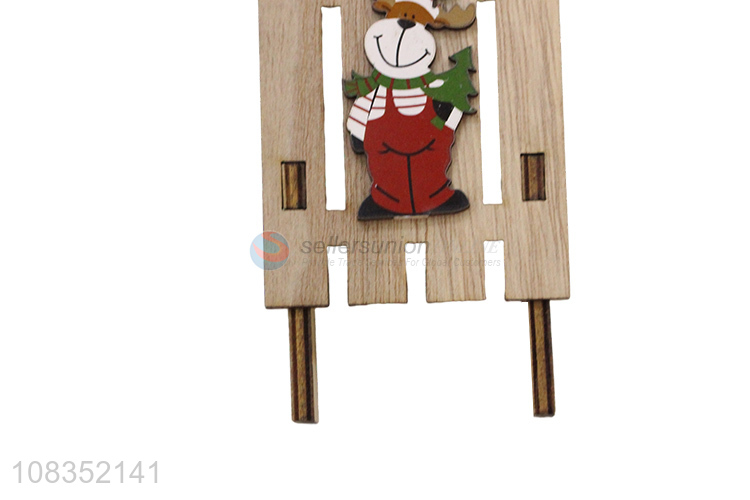 Wholesale Wooden Hanging Ornament For Christmas Decoration