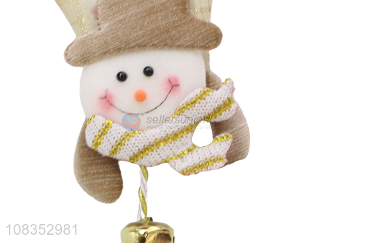 Cute Snowman Christmas Decorative Hanging Ornament With Bell