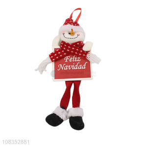 Good Quality Christmas Decoration Snowman Hanging Ornament