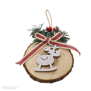 New Design Wooden Hanging Ornament For Christmas Decoration