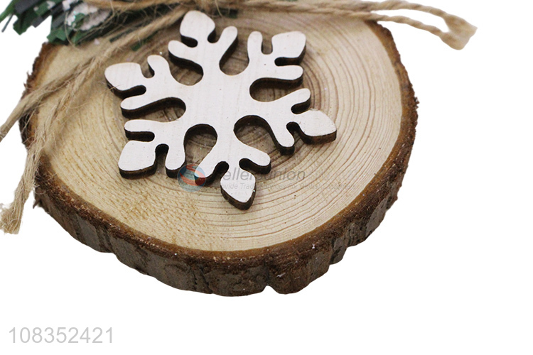 Good Sale Wood Cross Section For Christmas Decoration