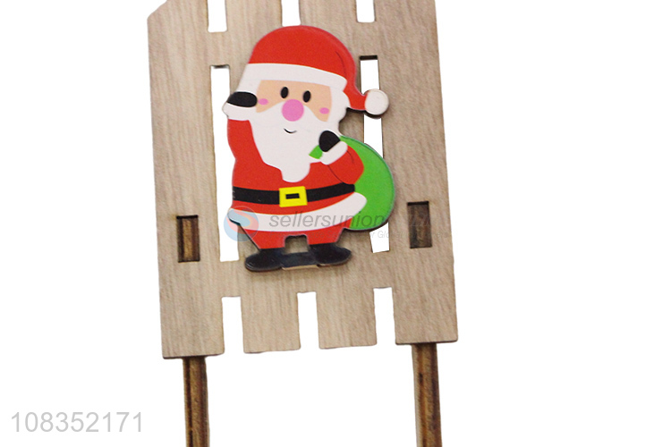 Custom Santa Claus Wooden Ornament For Christmas Decoration