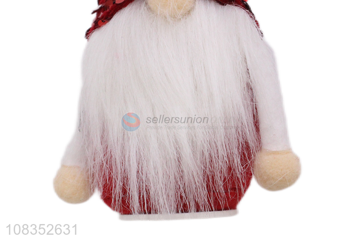 Custom Felt Crafts Santa Claus Christmas Hanging Ornaments
