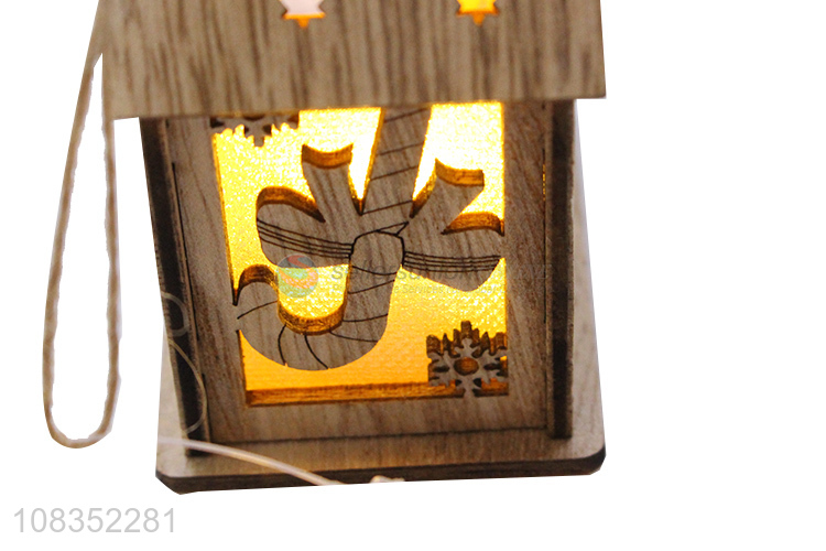 Good Sale Christmas Tree Decorative Hanging House With Light