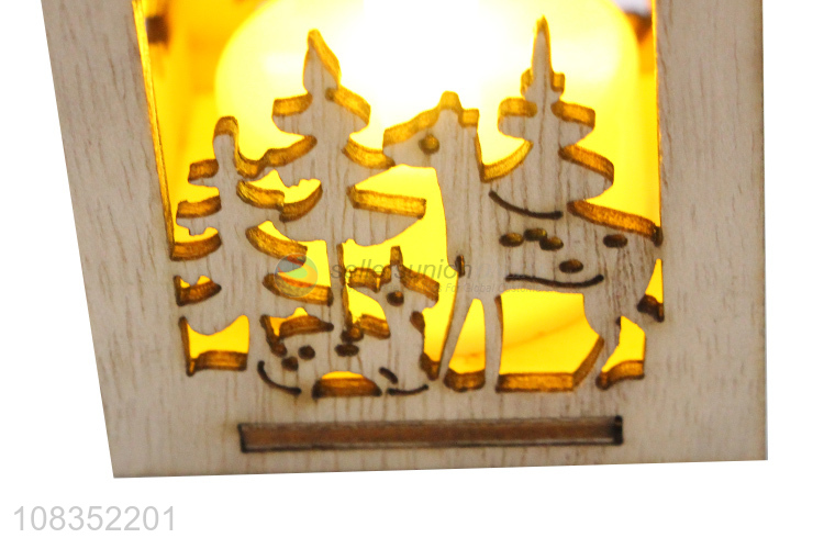 Good Quality Christmas Hanging Ornament With Candle Light