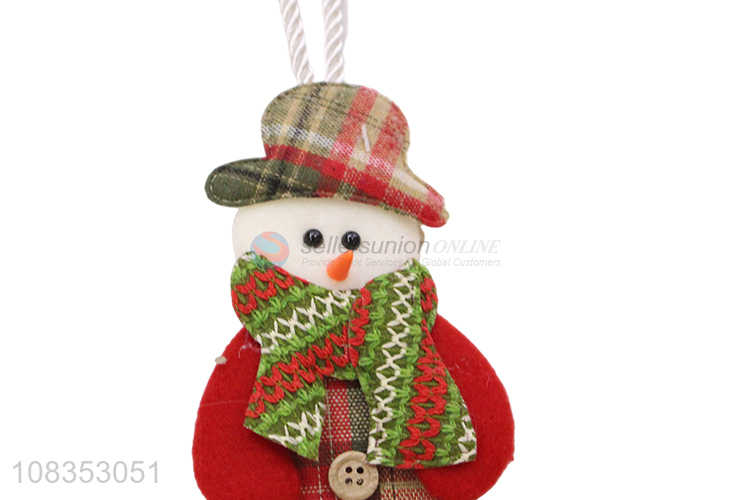 High Quality Colorful Snowman Hanging Ornament For Christmas