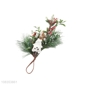China market hangable Christmas branch decorative picks