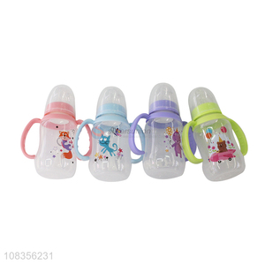 Best selling cute baby feeding bottle with silicone <em>nipple</em>