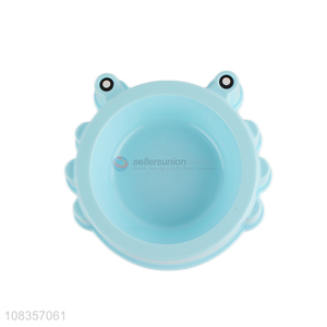 High quality ladybug shape plastic pet dog food bowl pet feeder