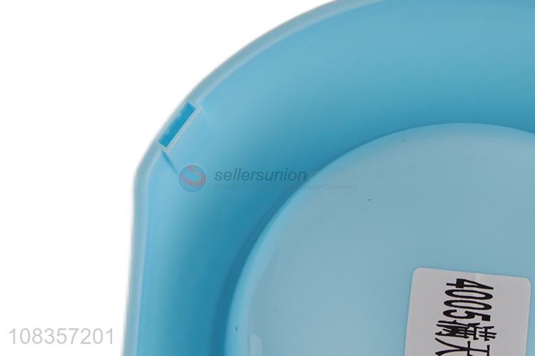 Bottom price anti-slip plastic dog food bowl durable pet water bowl