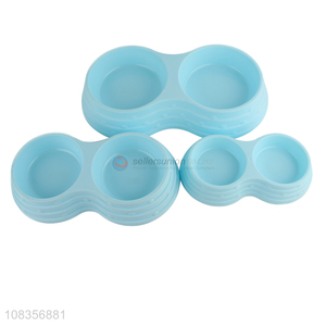 Wholesale cheap double pet water and food bowls pet products