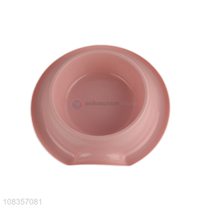 Custom round eco-friendly plastic pet <em>bowl</em> <em>dog</em> water and food <em>bowl</em>
