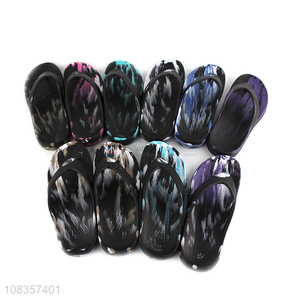 Yiwu direct sale men fashion slippers <em>beach</em> flip flops