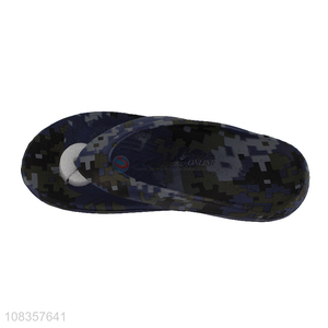 Yiwu wholesale camouflage slippers men beach flip flops