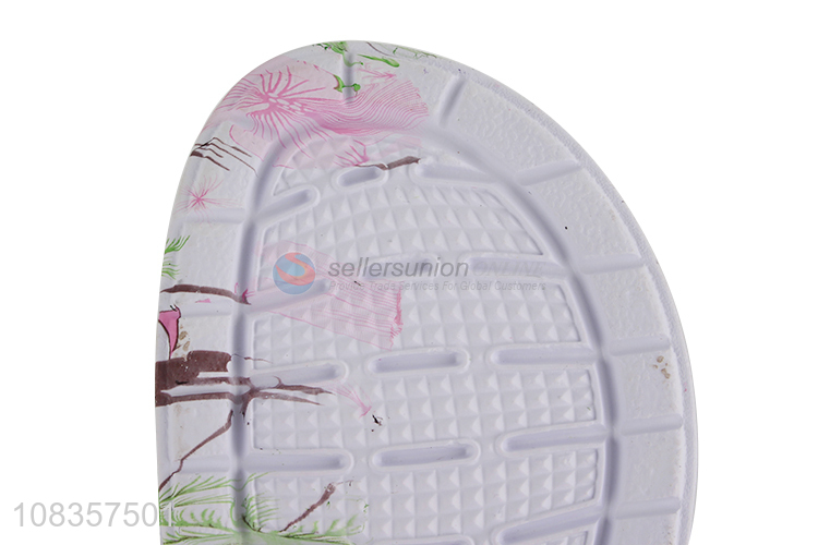 Yiwu wholesale fashion printed flip flops causal slippers