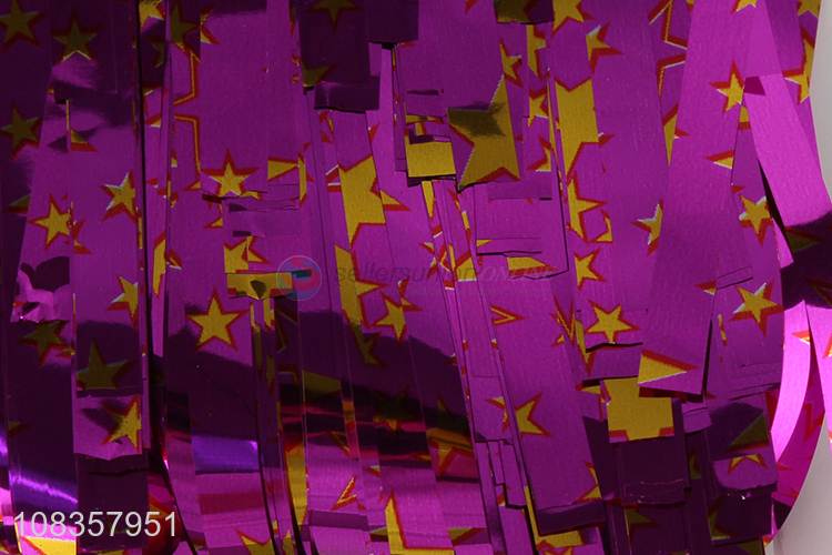 China products color foil fringe curtain for party decoration