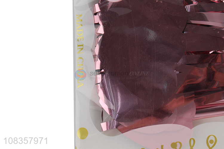 Wholesale from china colored foil fringe curtain for party supplies