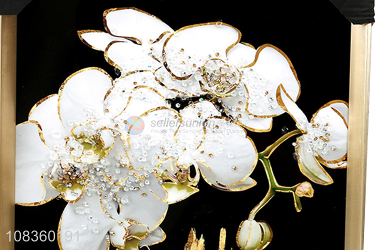 China products luxury crystal porcelain paintings with diamonds
