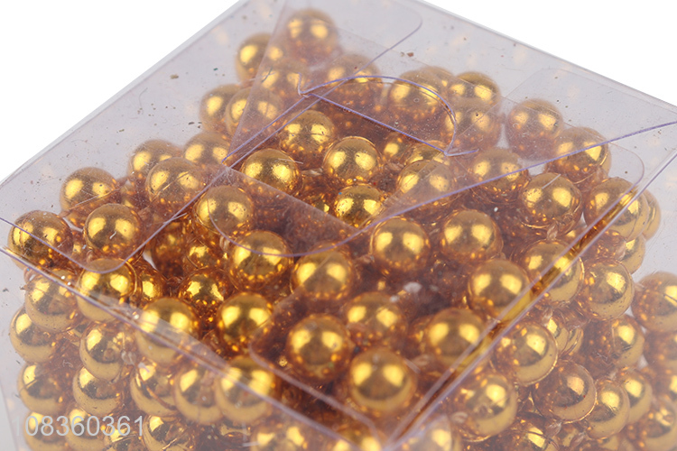 Yiwu supplier golden decorative bead chain party ornaments