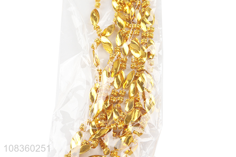 Hot selling creative plastic bead chain Christmas party decoration