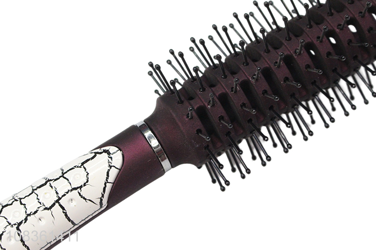 New design round anti-static curly hair comb for daily use