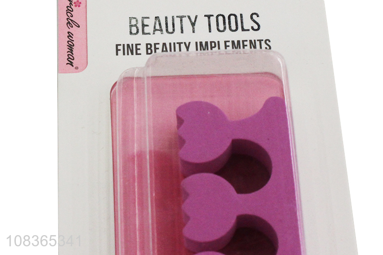 Wholesale 2 pieces finger separators toe separators for nail polish