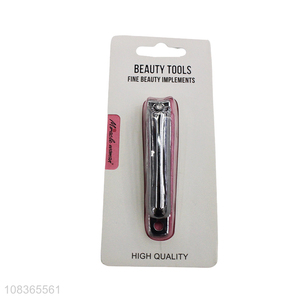 Good quality carbon steel mirror polished finish heavy duty nail clipper