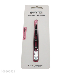 Popular products silver stainless steel eyebrow tweezers