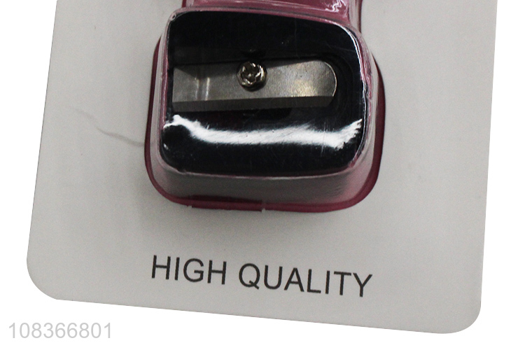 High quality plastic eyebrow pencil sharpener set for sale