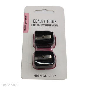High quality plastic eyebrow pencil sharpener set for sale