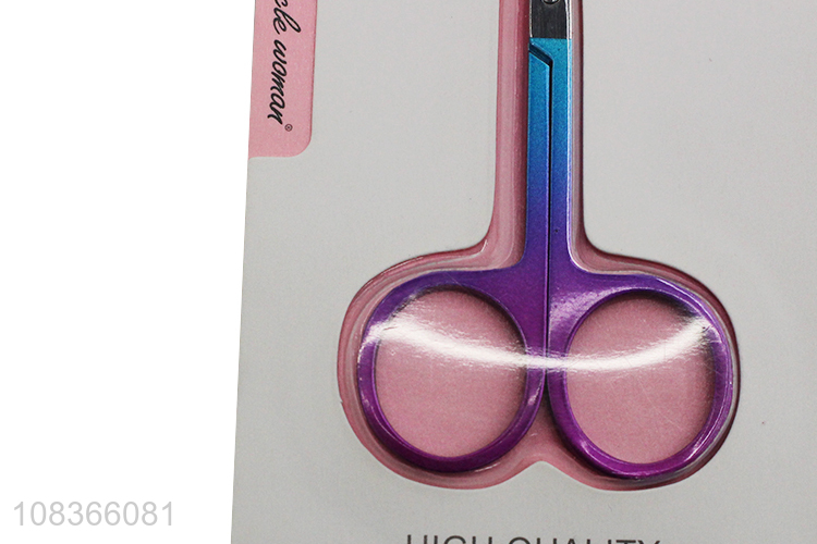 Yiwu direct sale makeup nose scissors ladies beauty tools