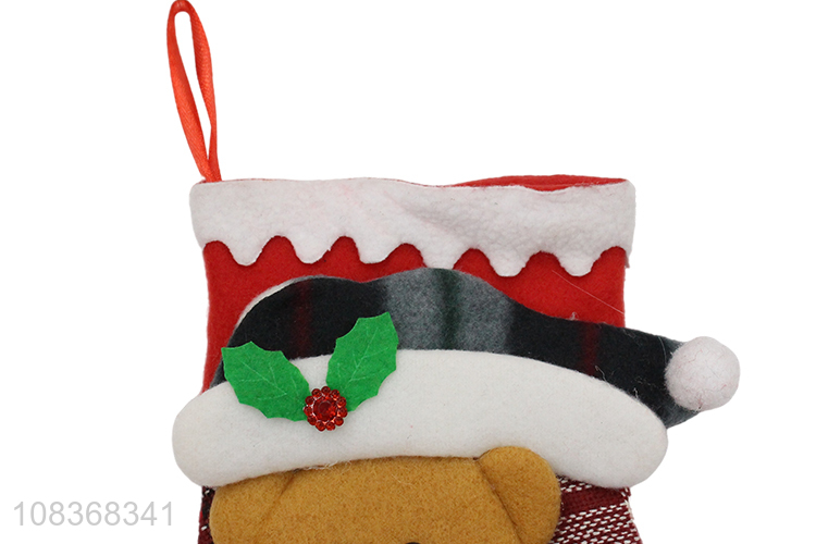 China wholesale christmas socks hanging pendant for xmas tree