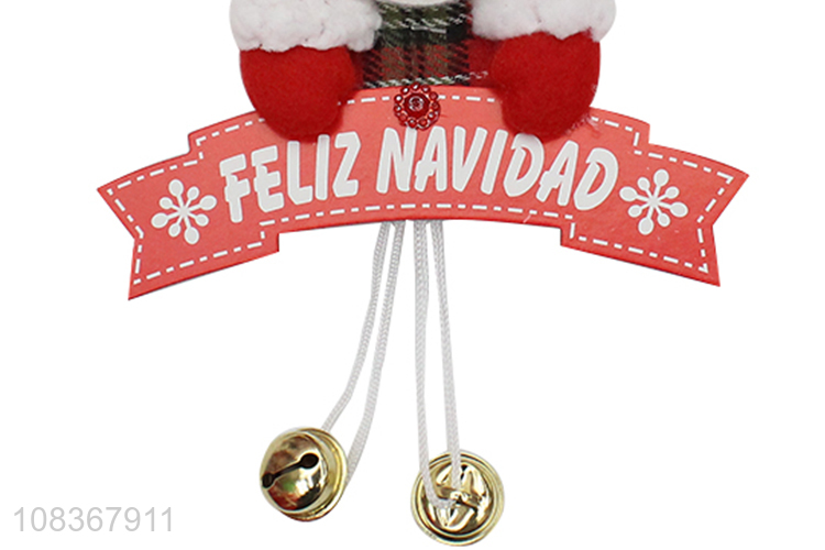 Hot selling santa claus shape party xmas tree hanging ornaments