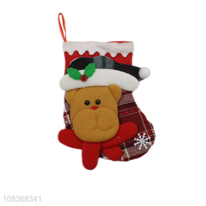China wholesale christmas socks hanging pendant for xmas tree
