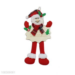 Good quality snowman shape hanging pendant for xmas tree decoration