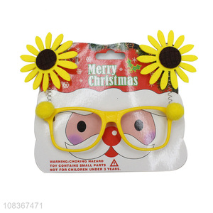 Popular products cartoon party glasses for Christmas decoration
