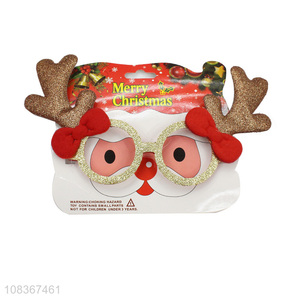 Online wholesale cute design Christmas party glasses