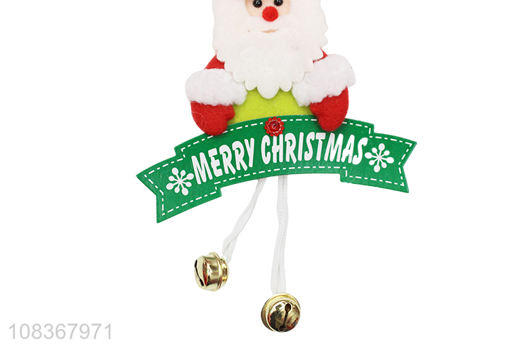 Cute design santa claus decorative hanging pendant for christmas tree