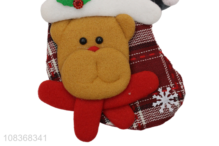 China wholesale christmas socks hanging pendant for xmas tree