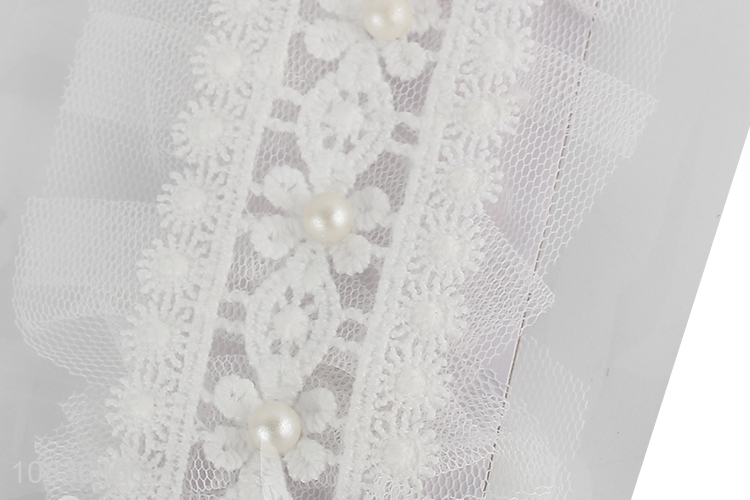 Best selling white lace headband girls temperament headdress