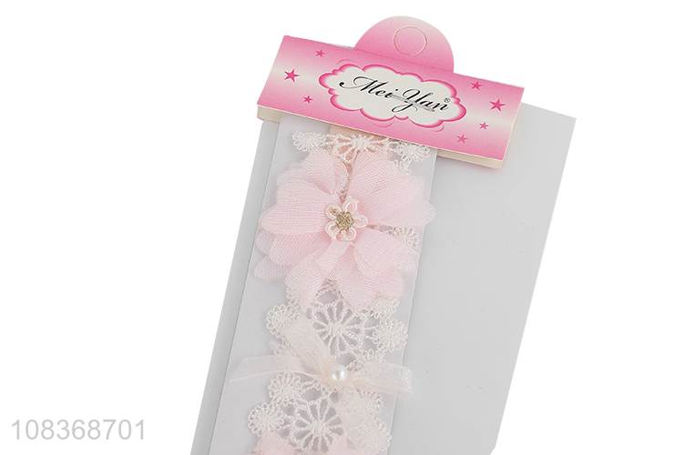 High quality fashion hair ring girls cute lace headband