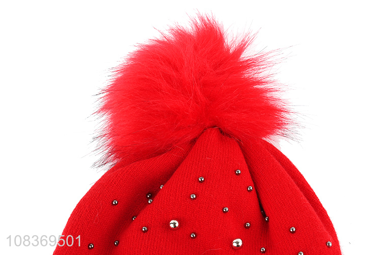 Good selling soft knitted hats warm winter hats wholesale