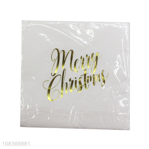Good sale food-grade tissue Christmas party paper napkins