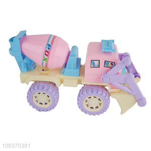 New arrival cartoon cement mixer simulation vehicle toy for kids