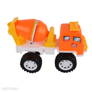 Hot sale cartoon cement truck sliding toy vehicle construction truck