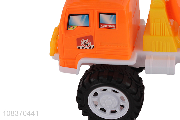 Hot sale cartoon cement truck sliding toy vehicle construction truck