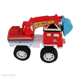 Good price plastic excavator truck toy city engineering truck toy
