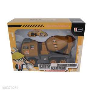 Wholesale city engineering <em>vehicle</em> cementing truck <em>vehicle</em> model toy