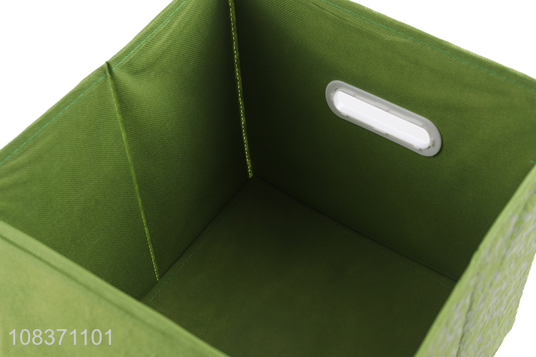 New design non-woven storage box household storage container bins